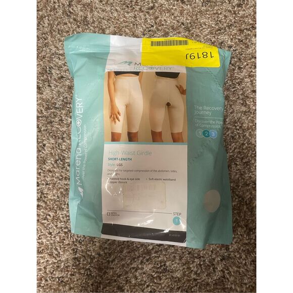 Marena High Waist Above-the-Knee Compression Recovery Girdle Stage 1 Open Crotch - Picture 1 of 6